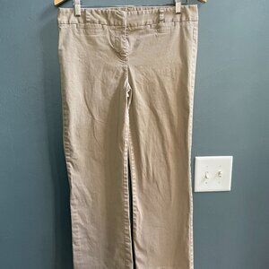 J. Crew Women's Tan Stretch Chinos, 10P, EUC